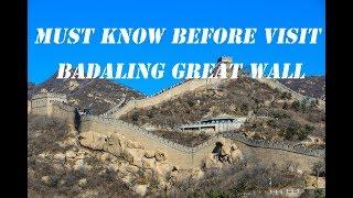 Badaling Great Wall self-guide tip: How to reach from Beijing? how to avoid the crowd?