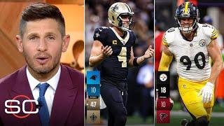 ESPN on NFL Week 1: TJ Watt dominates in Steelers win vs. Falcons; Carr: 3 TDs, Saints past Panthers