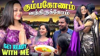 கும்பகோணம் வந்திருக்கோம் | அத்தை மாமாவோட Saloon Opening | Anithasampath Vlogs