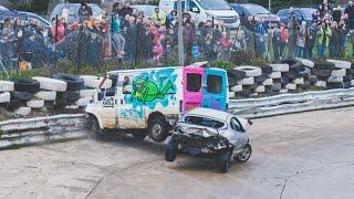 Banger Racing Angmering Oval Raceway Caravan Bangers - 30th December 2018