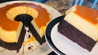 El mejor Chocoflan  pastel imposible delicioso y súper fácil de preparar