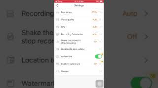 how to set screen resolution in iPhone by screen record