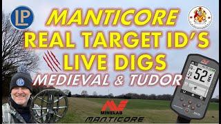 Calming the Minelab Manticore | REAL Target ID's | Live Digs | Metal Detecting History UK | Ep106