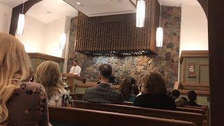 Man asked to stop talking during Mormon testimony meeting