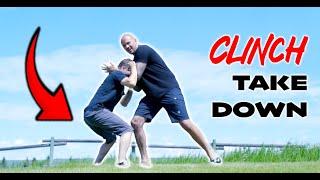 Use the inside clinch to take an attacker down - Self Defense