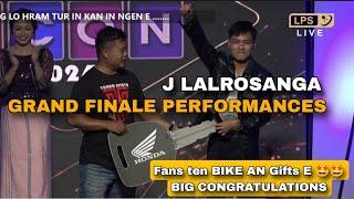 J LALROSANGA | GRAND FINALE PERFORMANCES ( Fans ten Bike an Gift ) REACTION !!