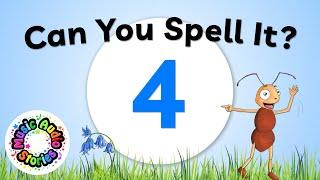 Learn How To Spell the Number Four - Pronunciation and Spelling