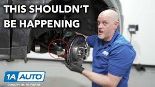 Car or truck wheel is making a thumping noise. Quickly diagnose suspension or tie rod trouble.