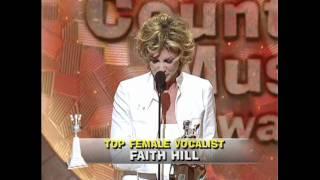 Faith Hill Wins Top Female Vocalist - ACM Awards 1999