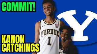 Kanon Catchings commits to BYU! Purdue's de-commit becomes highest rated recruit in BYU history