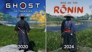 Ghost of Tsushima vs Rise of the Ronin - Physics and Details Comparison
