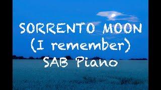 SORRENTO MOON SAB Piano (Ausschnitt) / Arr: Martin Carbow