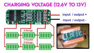 3S 20A Li-ion Lithium Battery 18650 Charger PCB BMS Protection Board || 6s 18650 Battery Pack 12.6V