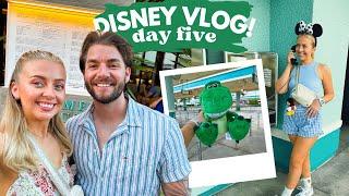 WALT DISNEY WORLD VLOG!  DAY 5 Epcot | Hollywood Studios | Summer House on the Lake Disney Springs