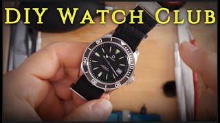 DIY Watch Club  Is It Hard To Assemble Your Own Automatic Dive Watch? DWC-D01 Diver NH35 Ton of Lume