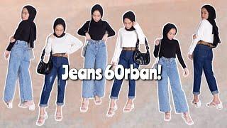 SHOPEE HAUL JEANS MURAH 60RBAN! BOYFRIEND RIPPED JEANS & KULOT JEANS BERKUALITAS KALIAN WAJIB PUNYA!