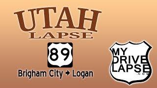 Brigham City to Logan, Utah, on US Highway 89 Dashcam Drive