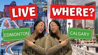 Should I Live in Edmonton vs Calgary?! What you NEED to know when moving to Alberta, Canada!