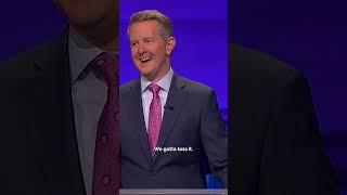 Ken Jennings Accidentally Blurts Out Response | JEOPARDY!