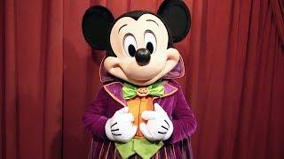 We Meet Talking Mickey Mouse (in Costume) at Mickey's Not So Scary Halloween Party 2017 - New Look