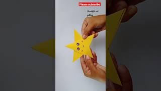 Easy paper craft || Origami paper star #shorts #viral #youtubeshorts #beautifulartgallery