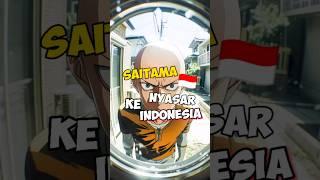 Lah saitama kok ada di INDONESIA #onepunchman #saitama #anime