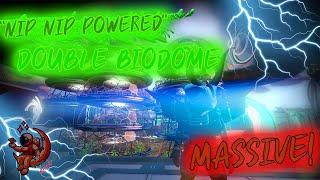 How to Build My Nip Nip Powered 800 Double Bio-Dome Farm! 32 plants per DomeNo Man's Sky Nip Nip YT