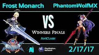 AniClash 60 - Frost Monarch (Es) vs. PhantomWolf Mx (Mai) Winner's Finals - BBCF Blazblue CF