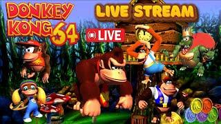 Donkey Kong 64 - 101% Playthrough - Part 1 DK & Kongs Need Those Golden Banana