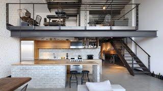 Minimalistic & Industrial Loft Apartment