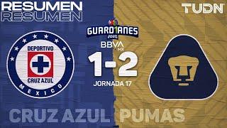 Resumen y goles | Cruz Azul 1-2 Pumas | Guard1anes 2020 Liga Mx - J17 | TUDN