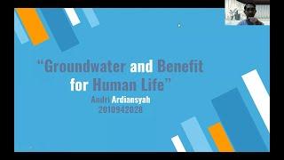 Andri Ardiansyah (2010942028)_Groundwater and Benefit for Human Life