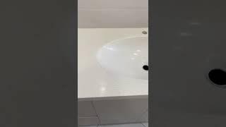 Столешница в ванную комнату из жидкого гранита Granistone