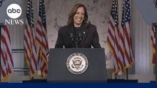 FULL SPEECH: Kamala Harris addresses nation after conceding election to Donald Trump