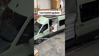 Campervan build update in 60 seconds