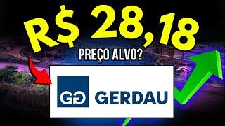 GOAU4: POTENCIAL DE 120%! GERDAU É OPORTUNIDADE RARA?