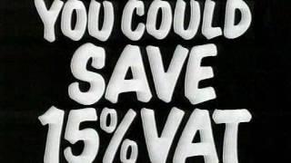 Schreiber Save 15percent VAT   80s Advert