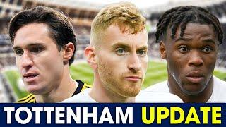 Spurs Make Chiesa Contact • Napoli Want Deki • Udogie Not Fit Ft.@tottenhamontour [TOTTENHAM UPDATE]