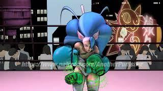 Felicia vs Little Mac (boxing Ryona animation) リョナ