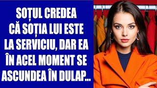 Soțul credea că soția lui este la serviciu, dar ea în acel moment se ascundea în dulap...