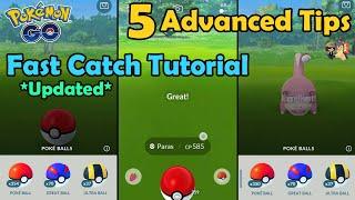 5 ADVANCED Fast Catch Tips & Tricks In Pokémon GO! | Throwing Tutorial