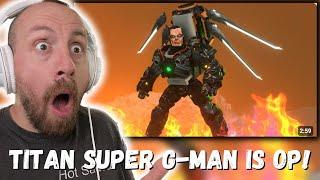 TITAN SUPER G-MAN IS OP!!! skibidi toilet zombie universe 33 ( New Virus) REACTION!!!