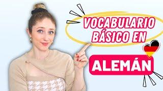 TOP 100 Palabras Básicas en Alemán y Pronunciación (Parte 1) | Curso de Alemán Básico 