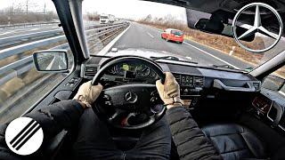 Mercedes-Benz G-Klasse G350 Diesel W463 TOP SPEED DRIVE ON GERMAN AUTOBAHN 