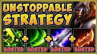 UNSTOPPABLE STRATEGY! SPLIT PUSH GOD YI TOP IS 100% UNFAIR! MASTER YI S9 TOP! - League of Legends