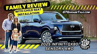 2025 INFINITI QX80 Sensory AWD // Family Review with Child Seat Installation