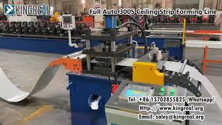 KINGREAL Full Auto 300S Linear Strip Ceiling Making machine