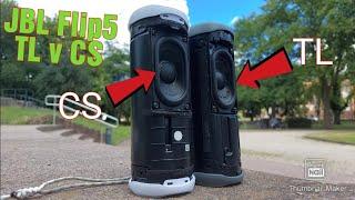 JBL Flip 5 (TL)grey) vs (CS)white) - funny Bass test 