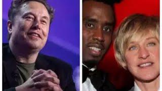 Elon Musk Exposes Ellen DeGeneres and Diddy connection! She leaves the country!