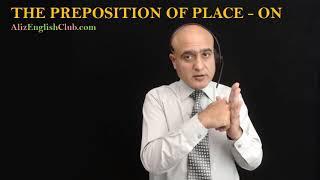 Preposition of Place: on | Aliz English Club